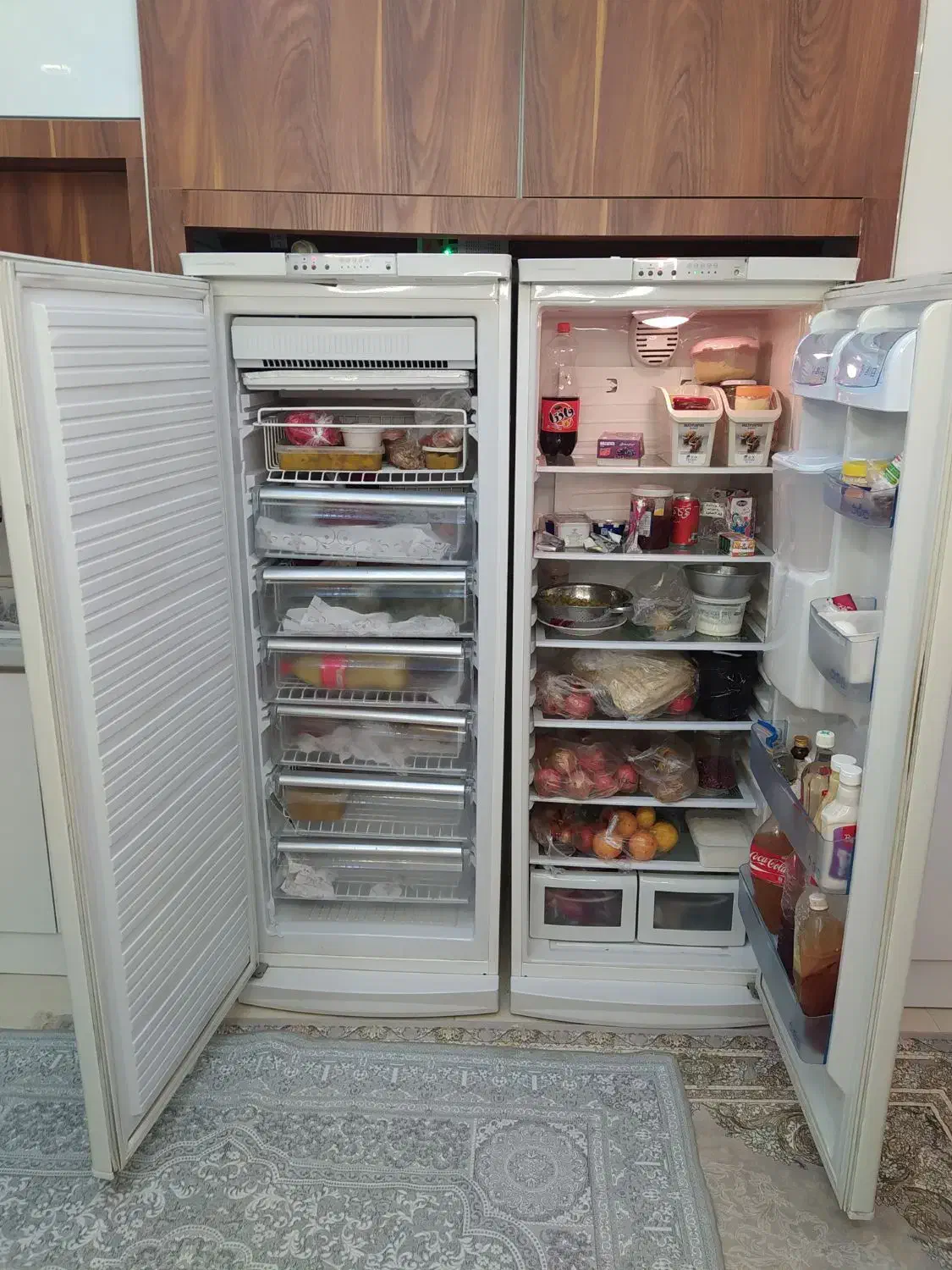 یخچال دو قلو|یخچال و فریزر|قرچک, میرزائی جنوبی|دیوار