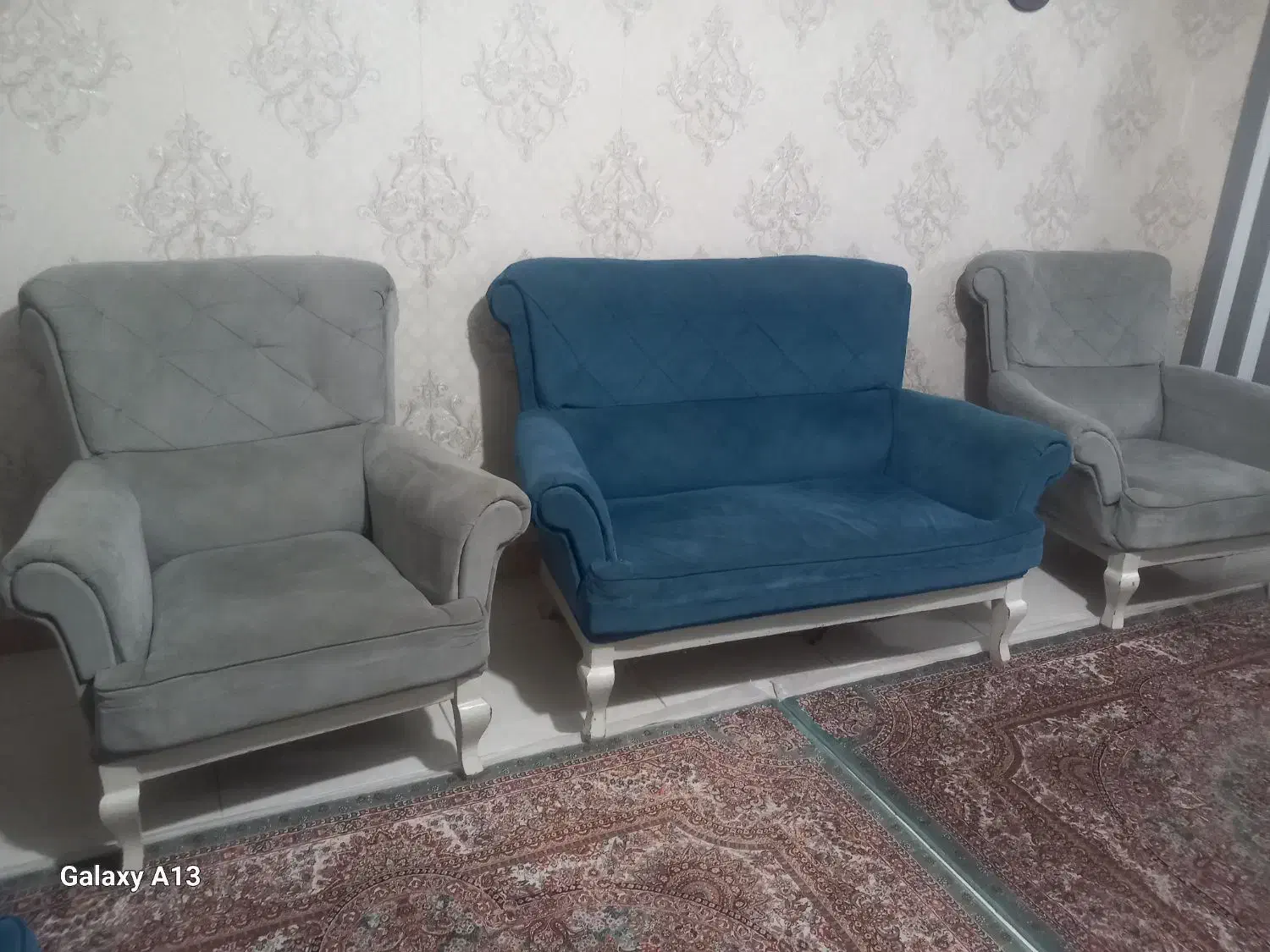 مبل ۷نفره|مبلمان خانگی و میز عسلی|رباط‌کریم, مسکن مهر آبشناسان|دیوار