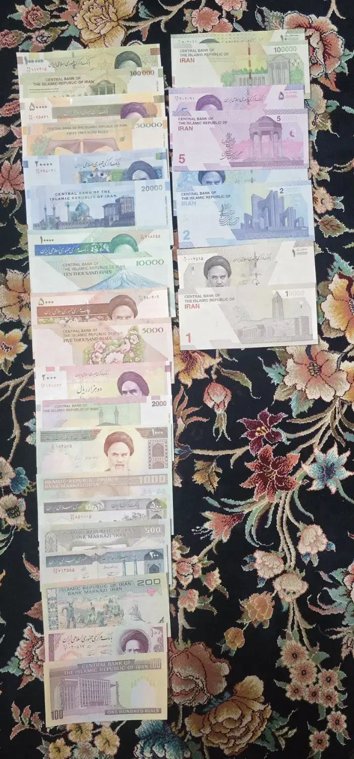 ست اسکناس|کلکسیون سکه، تمبر، اسکناس|شهر بابک, |دیوار