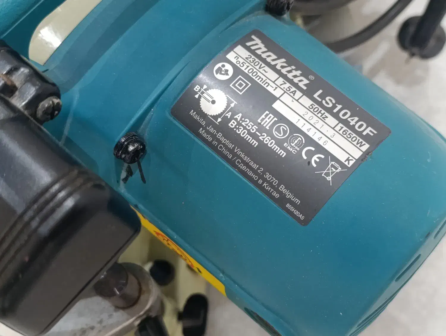 اره فارسی بر ماکیتا مدل ls1040f|ماشین‌آلات صنعتی|تنکابن, |دیوار