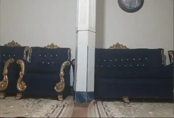 مبل اسپرت درحد نو هفت نفره سورمه ای|مبلمان خانگی و میز عسلی|فلاورجان, |دیوار