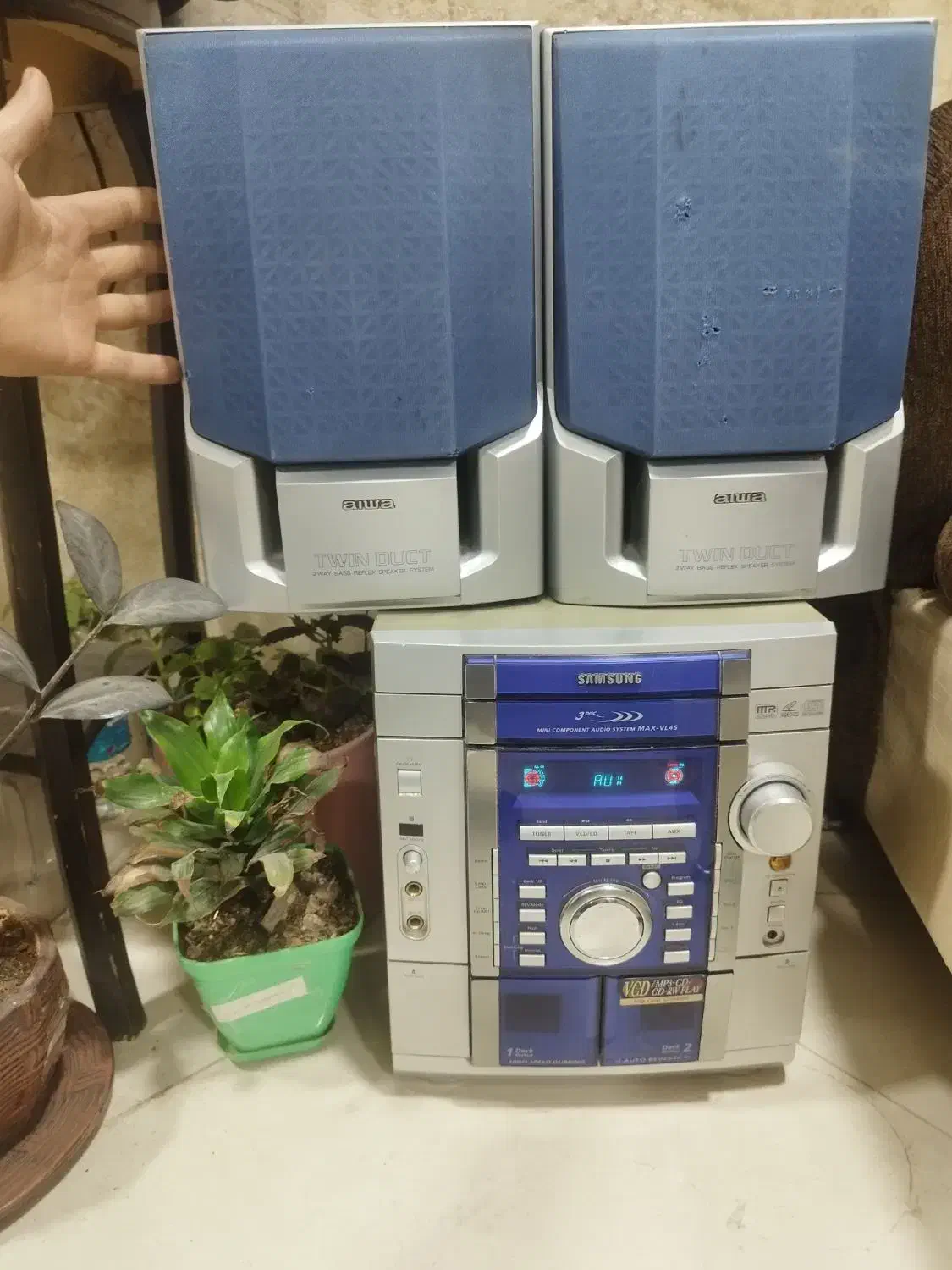 ضبط سامسونگ 2000وات با کیفیت بلوتوث دار|سیستم صوتی خانگی|قم, هنرستان|دیوار