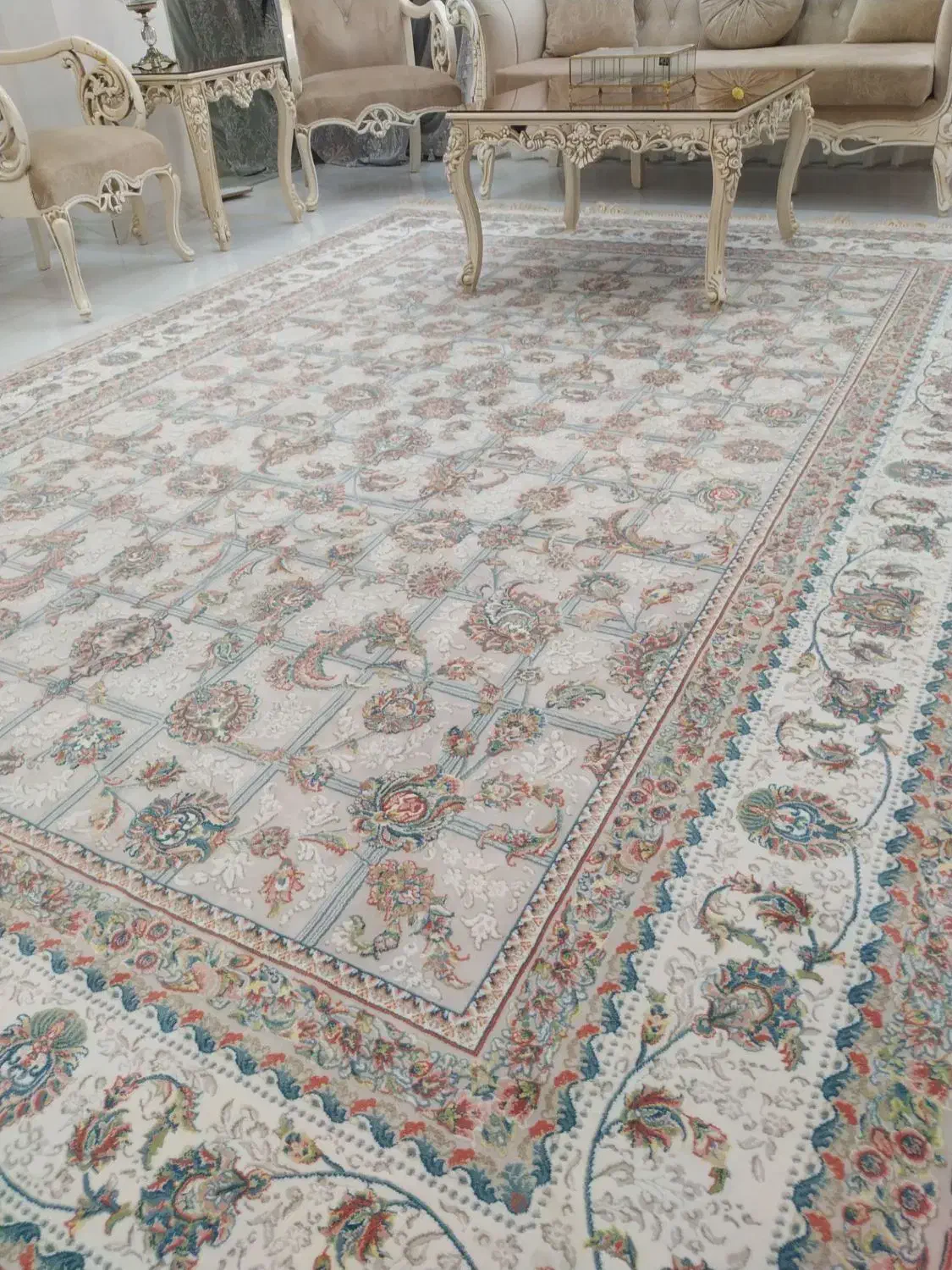 سه تخته فرش ۹متری نو|فرش|تاکستان, |دیوار