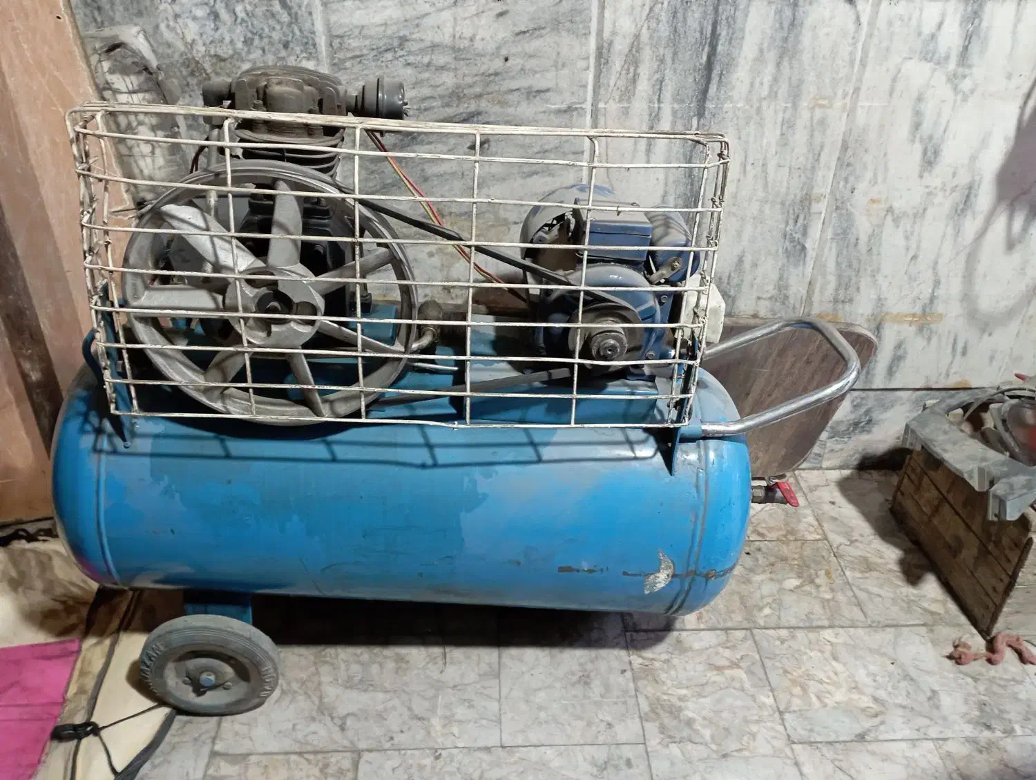 پمپ باد 150لیتر ساکشن 90لیتر|ماشین‌آلات صنعتی|مشهد, تربیت (صدف)|دیوار