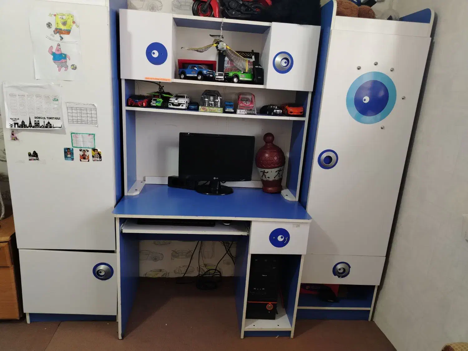 ست کمد کودک|جاکفشی، کمد، دراور|تبریز, |دیوار