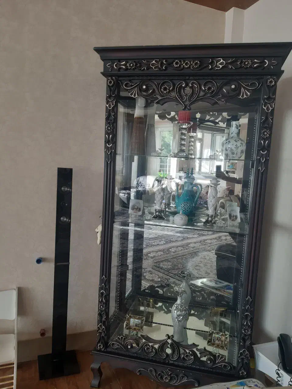 بوفه چوبی|بوفه، ویترین، کنسول|بوکان, |دیوار