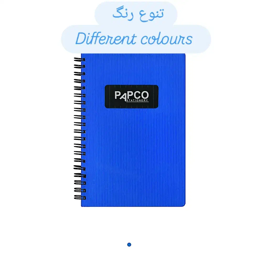 دفترچه دو خط متالیک زبان انگلیسی Papco|لوازم التحریر|قم, نیروگاه|دیوار