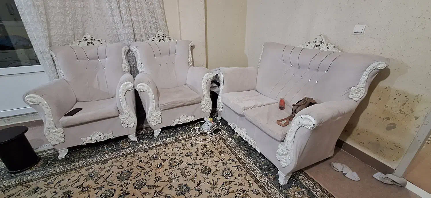 مبل راحتی دسته دو|مبلمان خانگی و میز عسلی|قم, پردیسان|دیوار