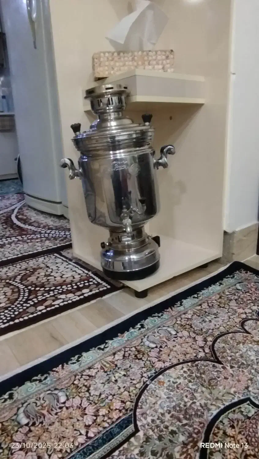 فروش سماور دست دوم در حد نو ۱۵ لیتر گازی|سماور، چایساز، قهوهساز|بوکان, |دیوار