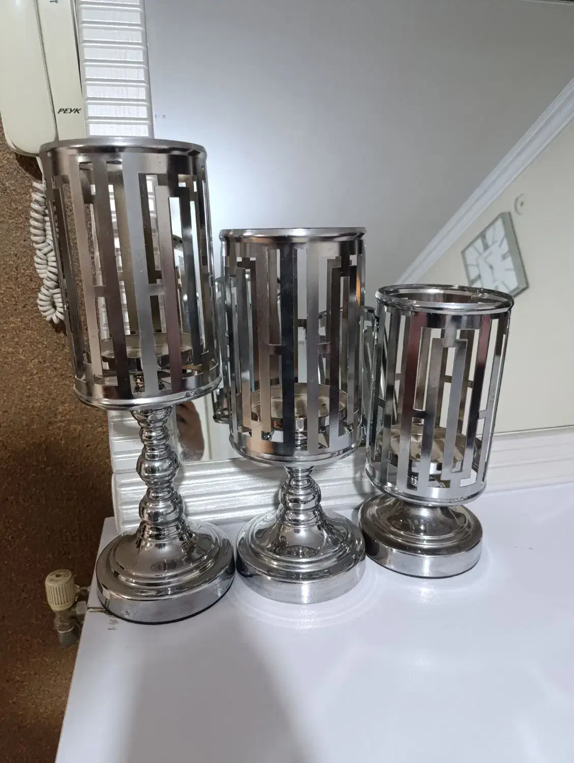 شمعدان|صنایع دستی و سایر لوازم تزئینی|شاهین‌شهر, شهرک هشت بهشت|دیوار