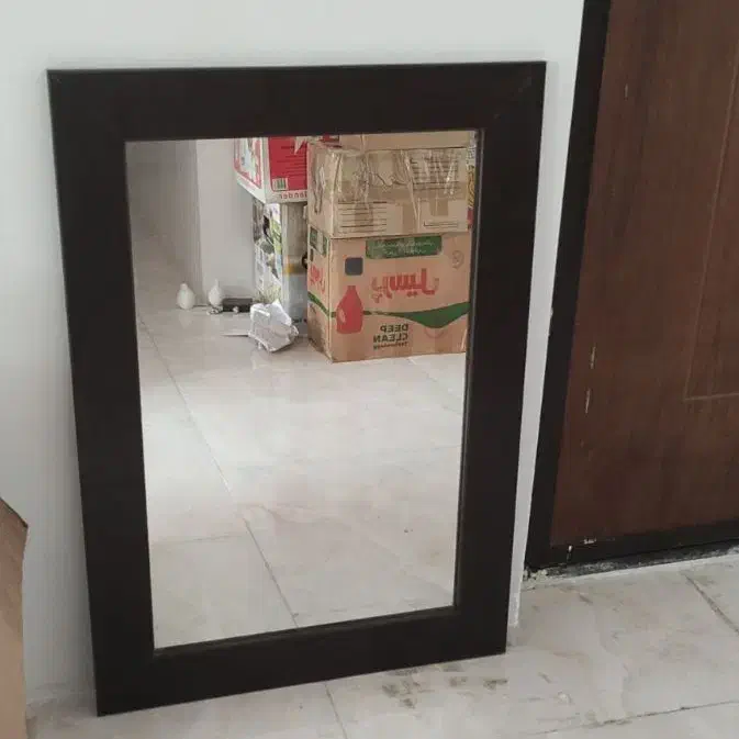 آینه مینیمال دور mdf|آینه|گرگان, |دیوار