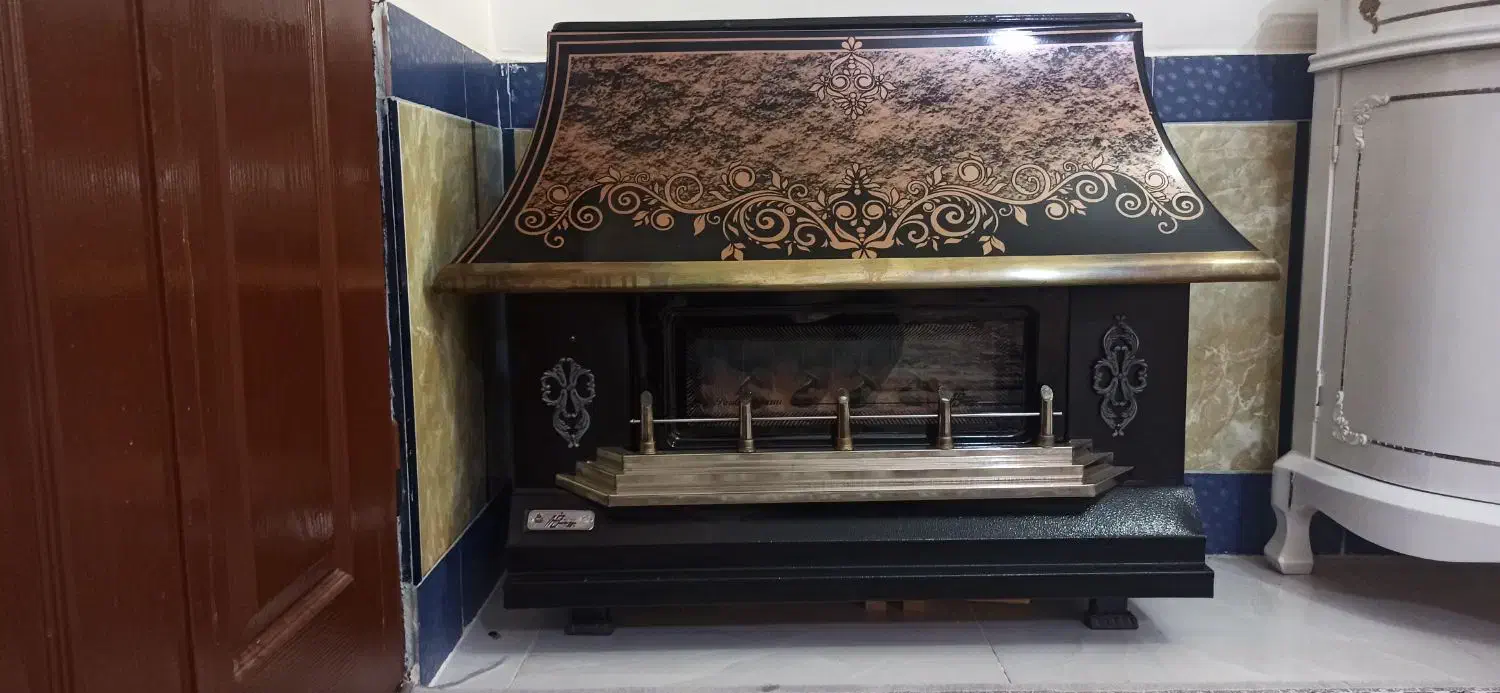 بخاری گازی شومینه|بخاری، هیتر، شومینه|شاهین دژ, |دیوار