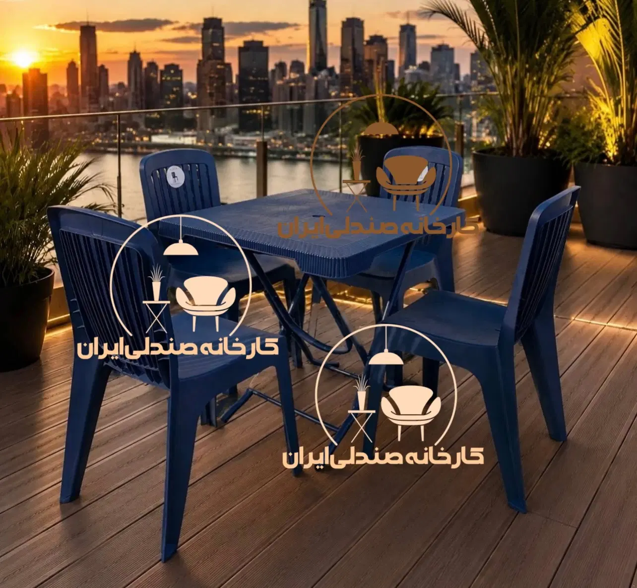 میز و صندلی پلاستیکی حسام نهارخوری ست بامیز دالتون|میز و صندلی غذاخوری|تهران, نازیآباد|دیوار
