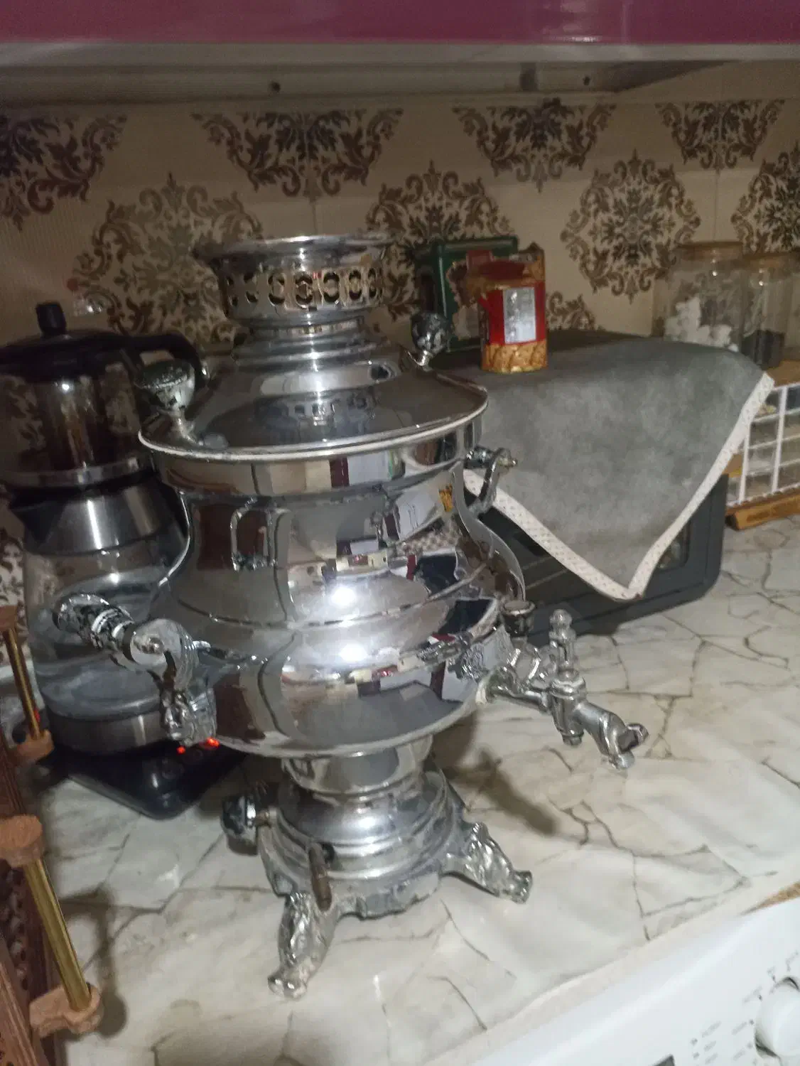 سماور گازی|سماور، چای‌ساز، قهوه‌ساز|قم, شهرک فاطمیه|دیوار