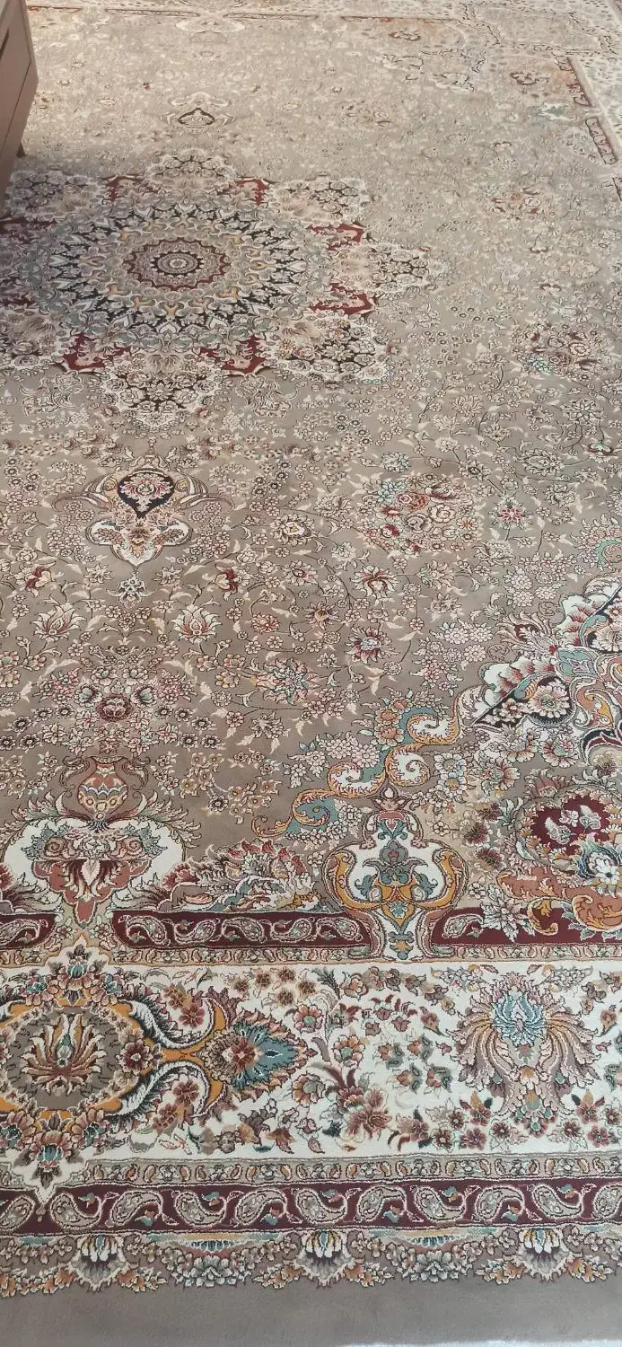 فرش 12متری(یک جفت)700شانه تراکم3000گردویی درحد نو|فرش|کرمانشاه, |دیوار