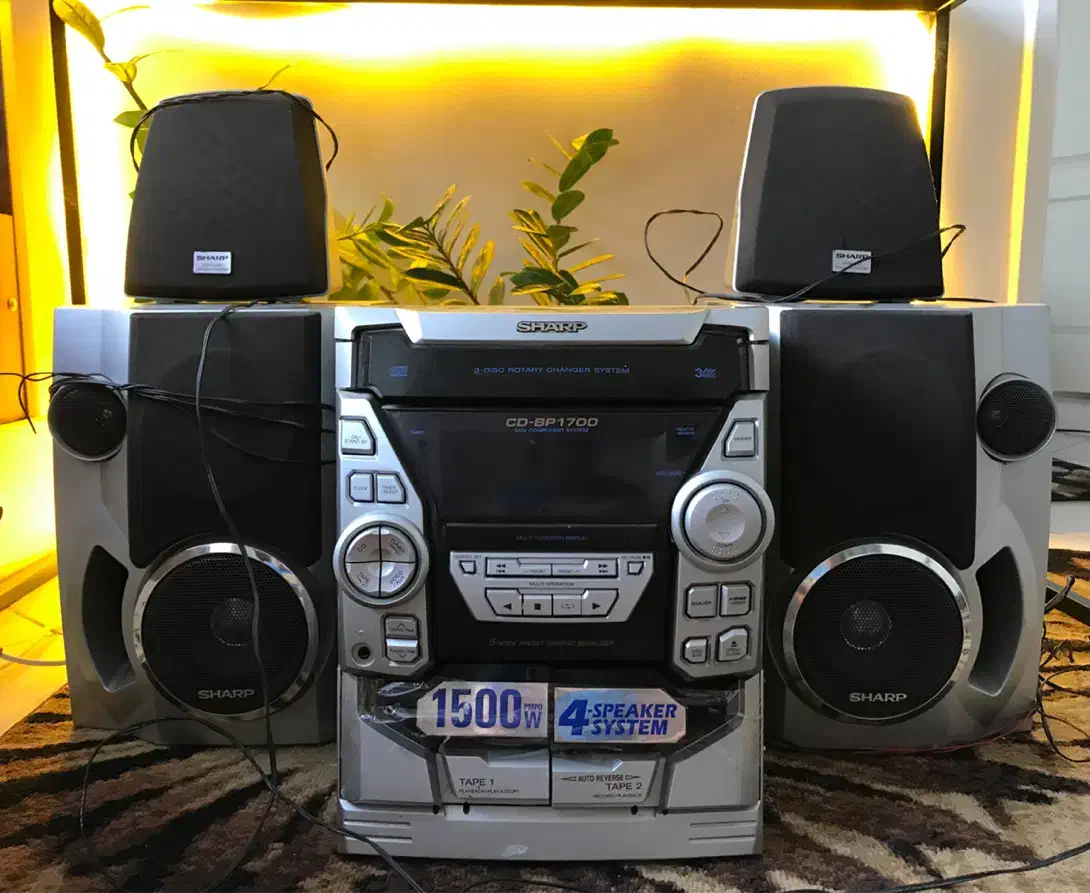 ست کامل باند مدل شارپ سالم|سیستم صوتی خانگی|تهران, حکیمیه|دیوار