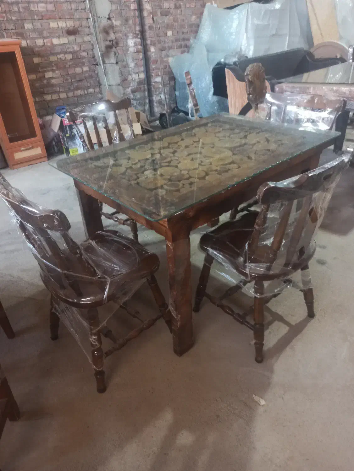 نهارخوری چهار نفره|میز و صندلی غذاخوری|بوکان, |دیوار