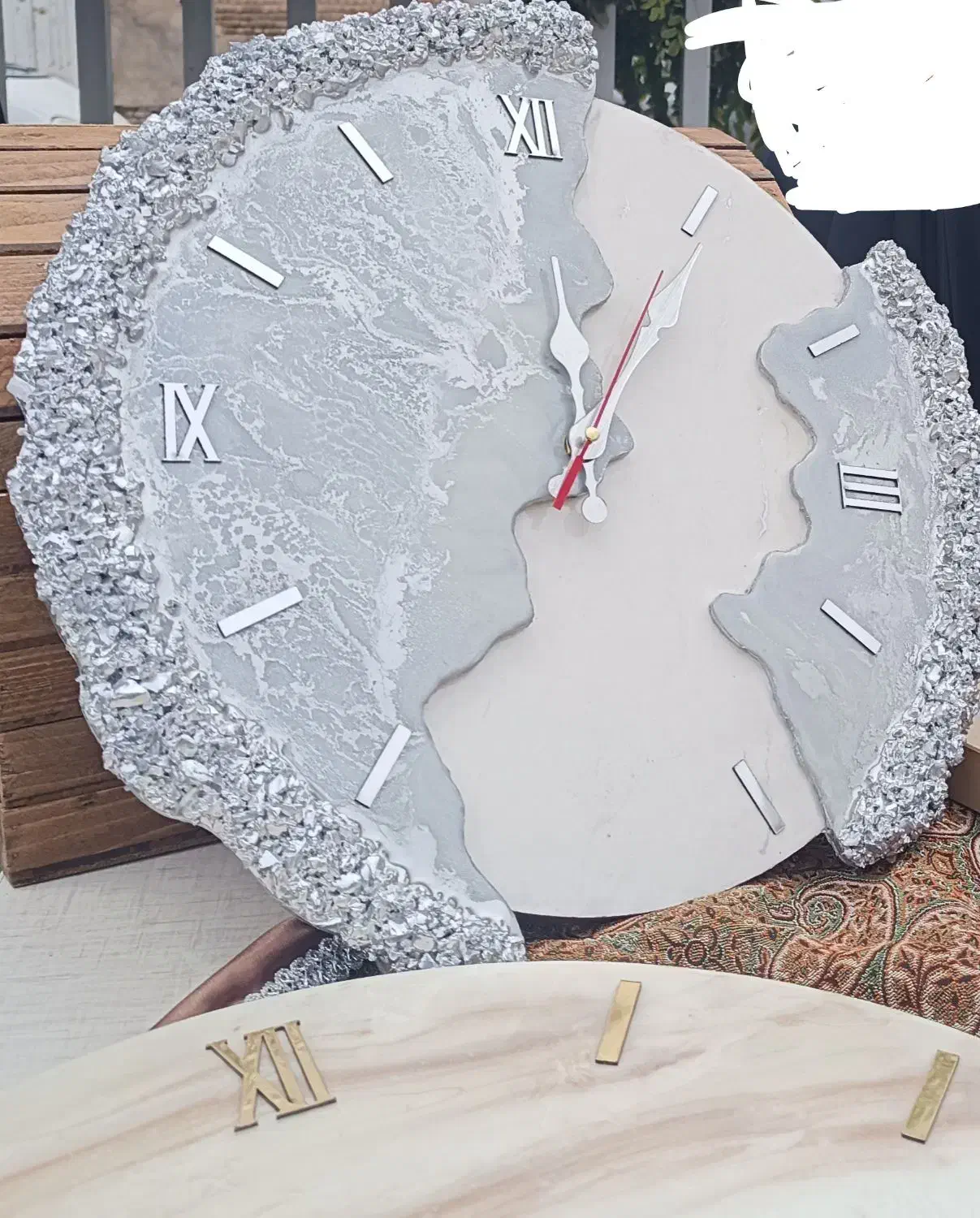 ساعت لوکس رزینی|ساعت دیواری و تزئینی|تبریز, |دیوار