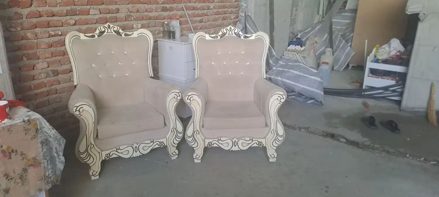 فروش مبل هشت نفره و سرویس خواب،کولر،کمد|مبلمان خانگی و میز عسلی|بناب, |دیوار