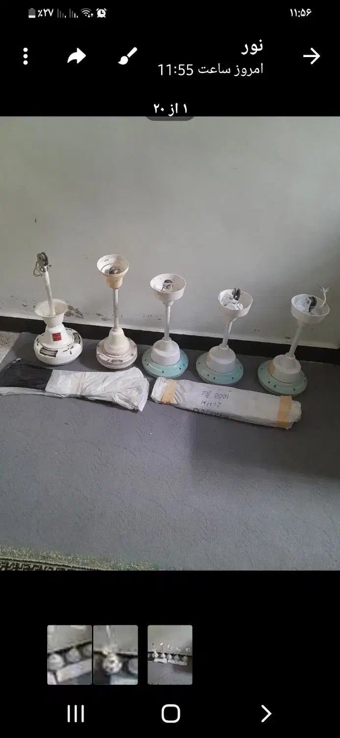 پنکه سقفی،خا رجی هر عدد ۲میلیون ۵۰۰ هزار تومن|پنکه و تصفیه‌کنندهٔ هوا|دزپارت, |دیوار