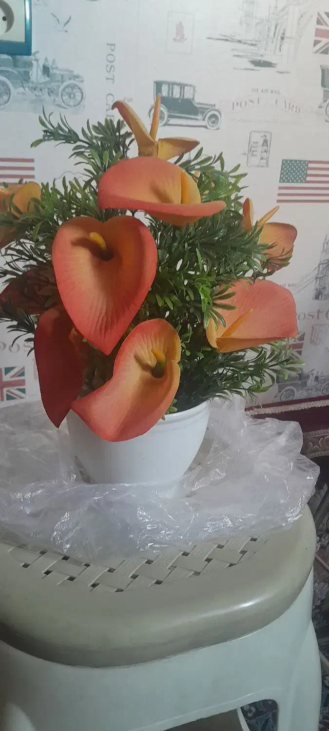 گلدان تکوری|گل مصنوعی|شهر ری, جوانمرد قصاب|دیوار