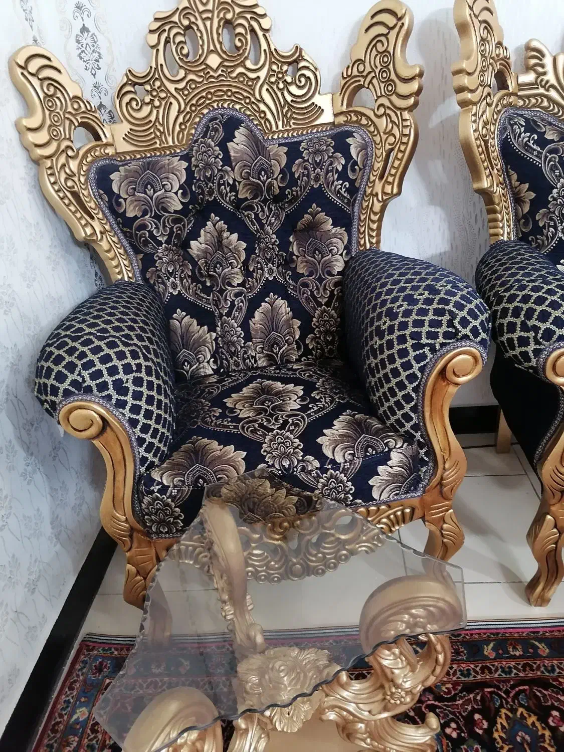 مبل سلطنتی|مبلمان خانگی و میز عسلی|تهران, کیانشهر|دیوار