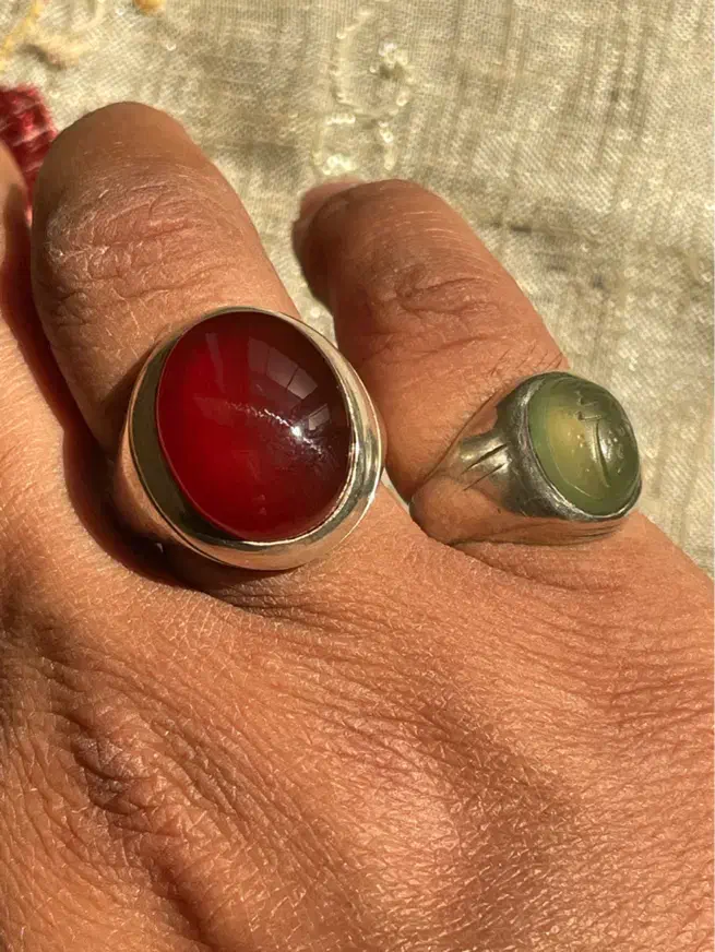 عقیق سرخ یمنی اعلا با رکاب دست ساز مدل بحرینی|جواهرات|تهران, قصر فیروزه ۱|دیوار