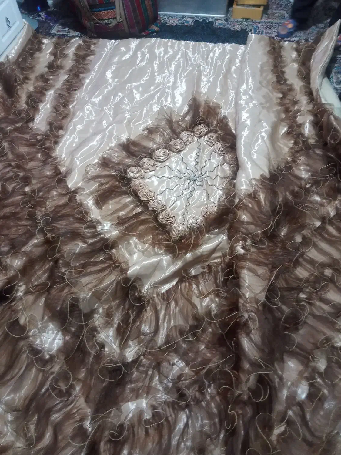 فروش روتختی و تور حجله عروس|رختخواب، بالش، پتو|شیراز, معالیآباد|دیوار