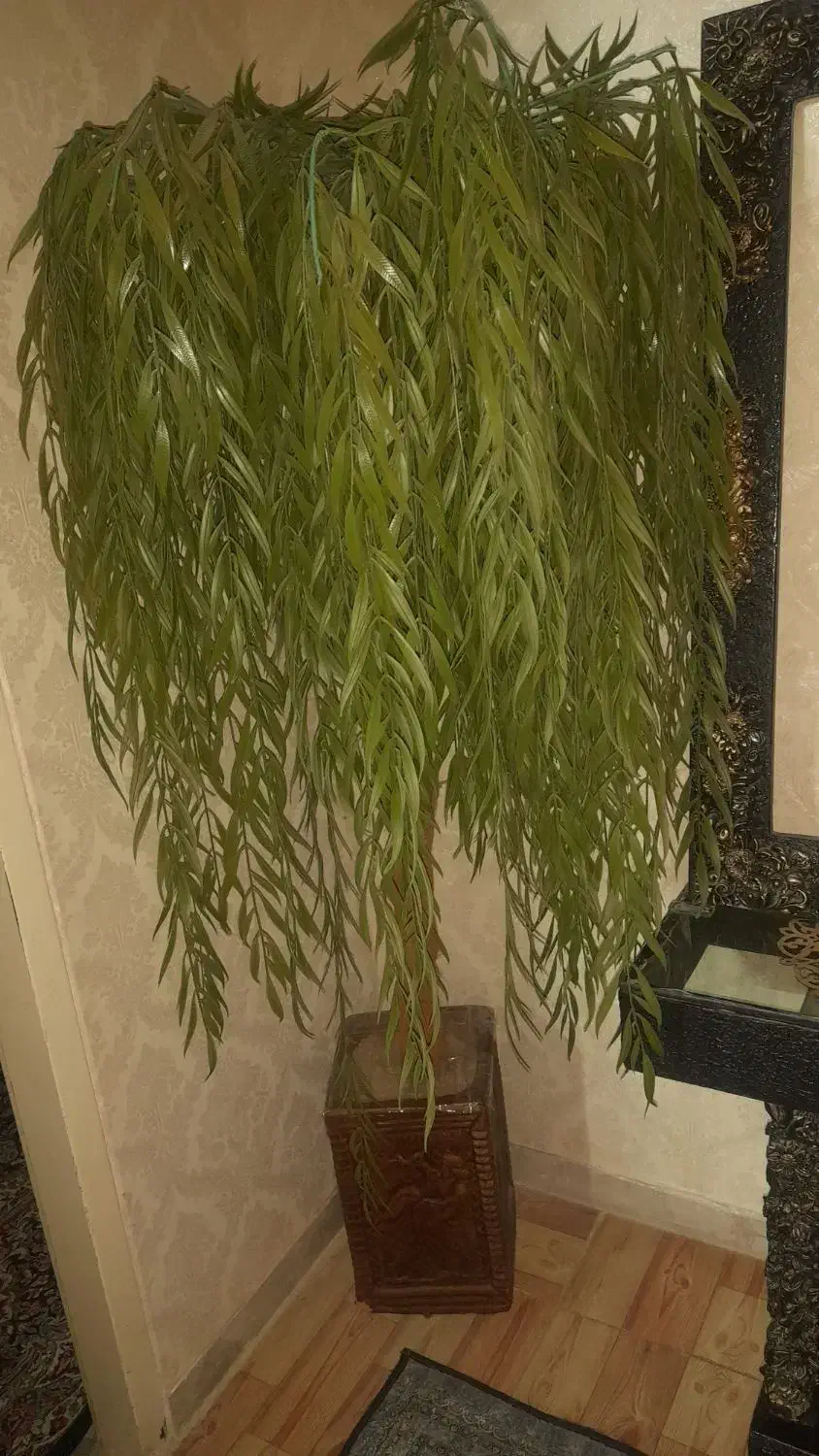 گل بیدمجنون|گل مصنوعی|بروجرد, |دیوار