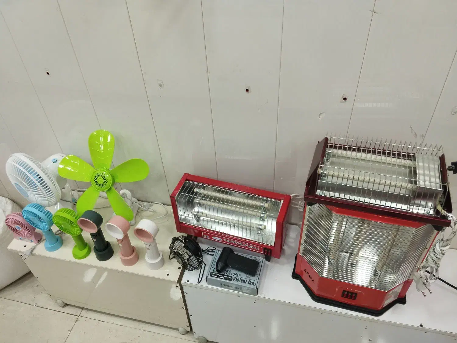 هیتر برقی و کرسی برقی و جت فن و پنکه|پنکه و تصفیهکنندهٔ هوا|خرمآباد, |دیوار