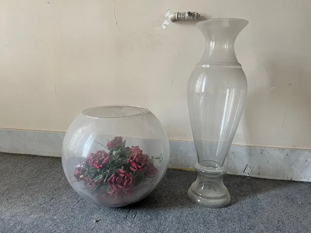 گلدان گل|گل مصنوعی|شیراز, کاراندیش|دیوار