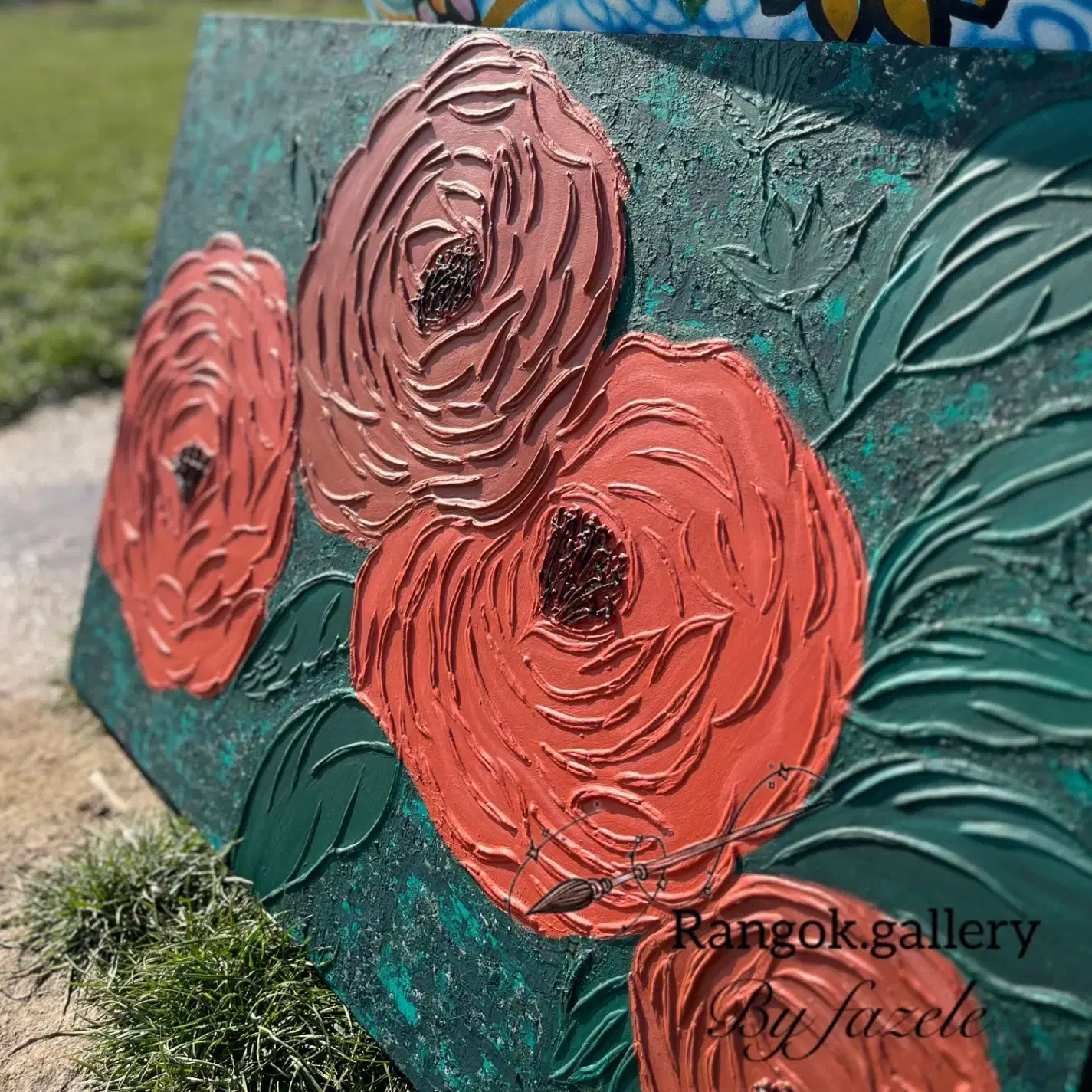 تابلوگل برجسته|تابلو، نقاشی، عکس|رشت, رشتیان|دیوار