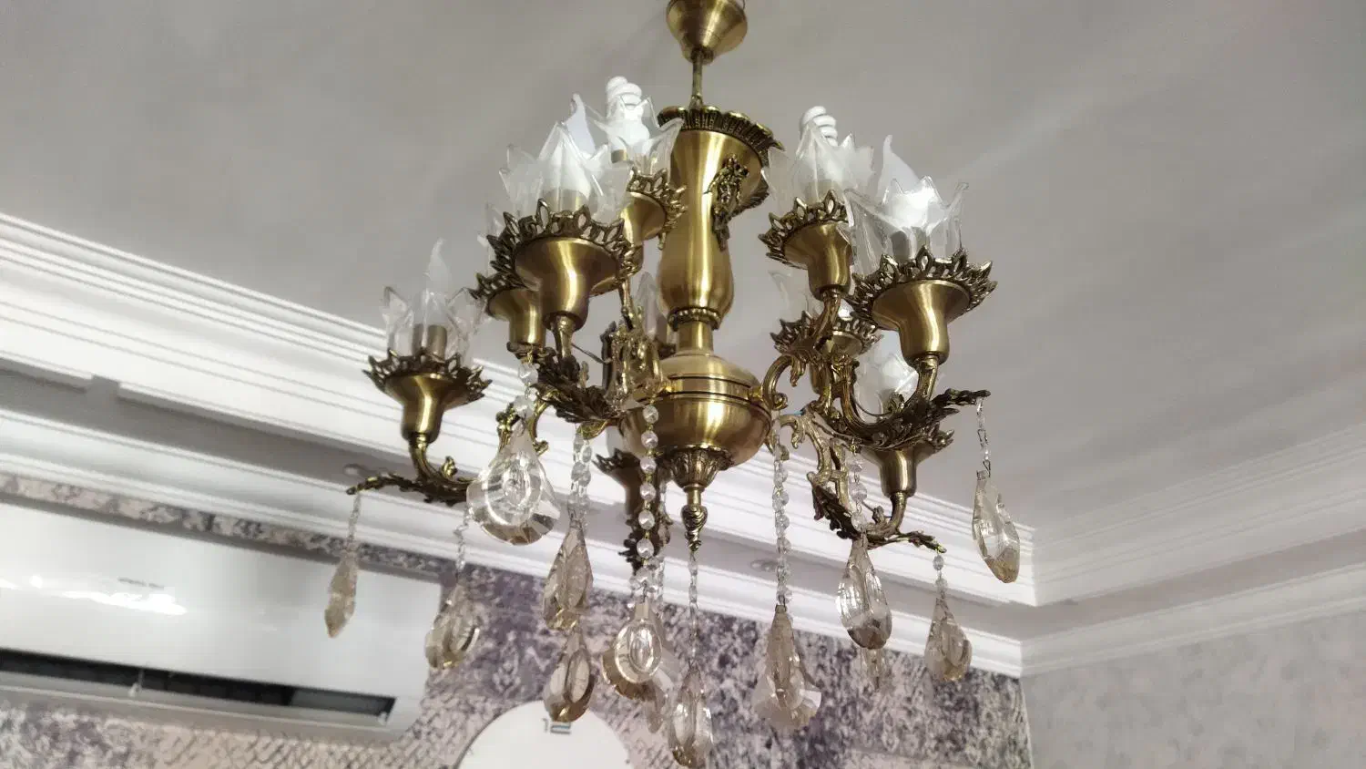 یک جفت لوستر برنز|لوستر و چراغ آویز|تهران, شهید رجایی|دیوار