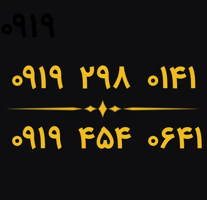 ۰۹۱۹.۲۹۸.۰۱۴۱|سیم‌کارت|دزفول, |دیوار