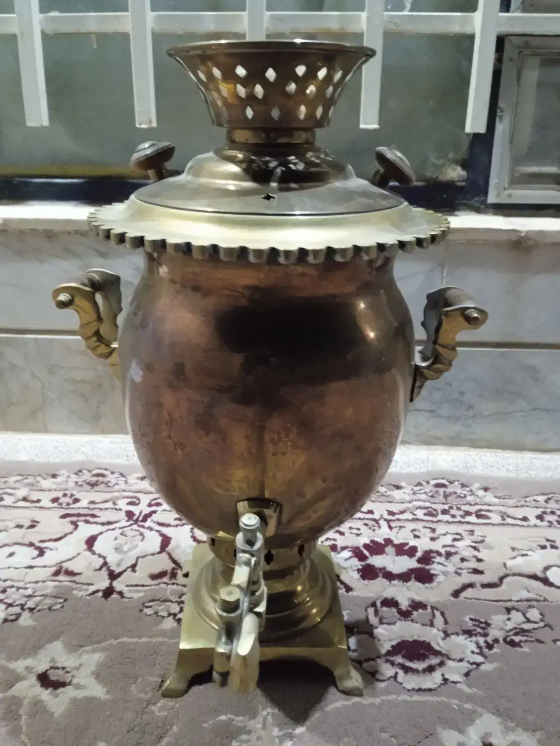 سماور زغالی قدیمی|سماور، چای‌ساز، قهوه‌ساز|تربت‌حیدریه, پارک پرستار|دیوار