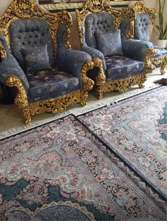 مبل سلطنتی|مبلمان خانگی و میز عسلی|شیراز, شهرک آرین|دیوار