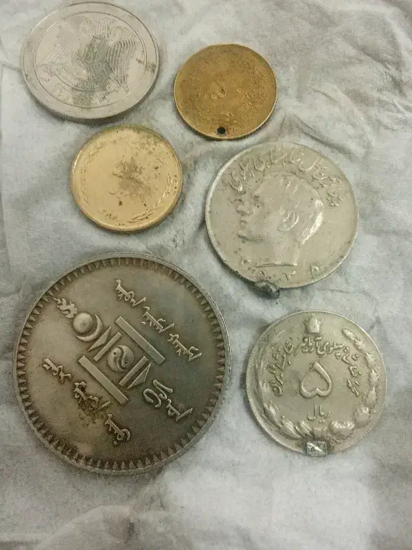 سکهای قدیمی نقره|کلکسیون سکه، تمبر، اسکناس|پاکدشت, پاکدشت (مامازند)|دیوار