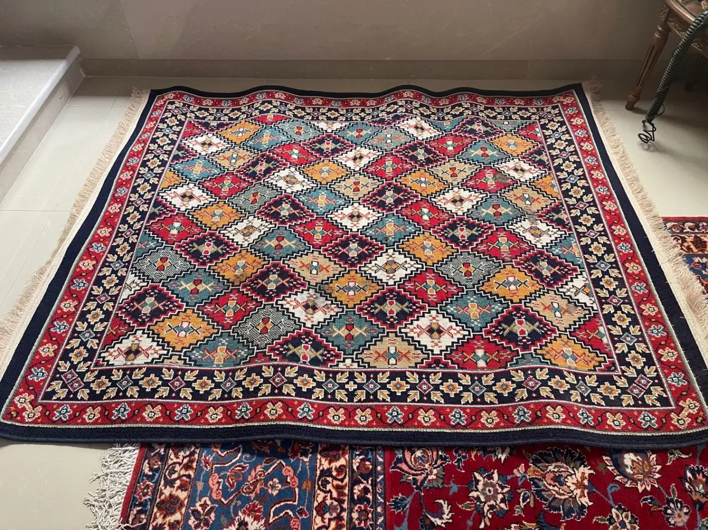 گیلیم خوش طرح و رنگ|گلیم، جاجیم، گبه|اصفهان, عباس‌آباد|دیوار