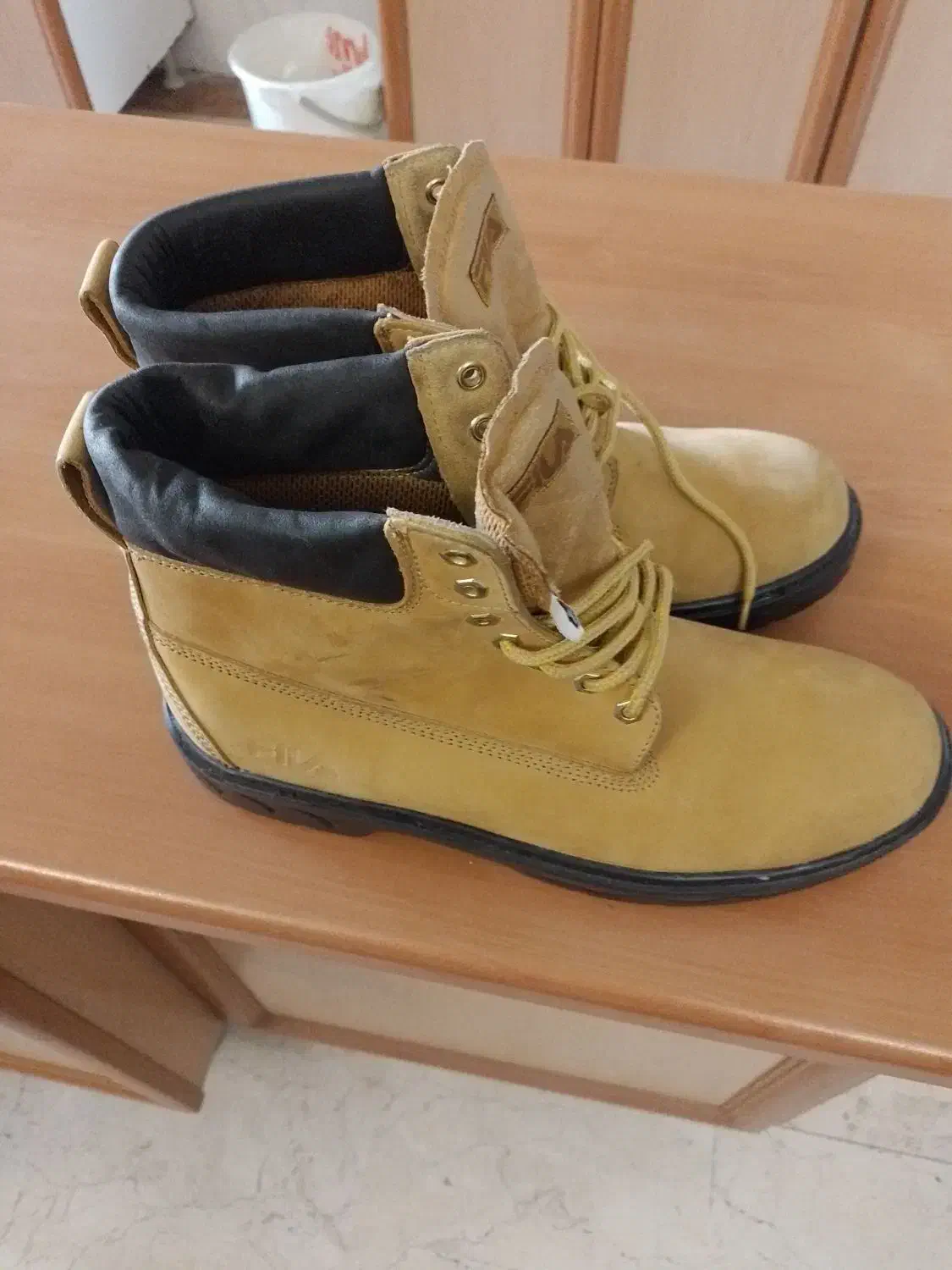 بوت مردانه چرم.چکمه مردانه چرمه|کیف، کفش، کمربند|یزد, |دیوار