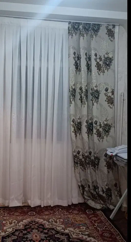 والن پرده گل برجسته|پرده، رانر، رومیزی|تهران, هفده شهریور|دیوار