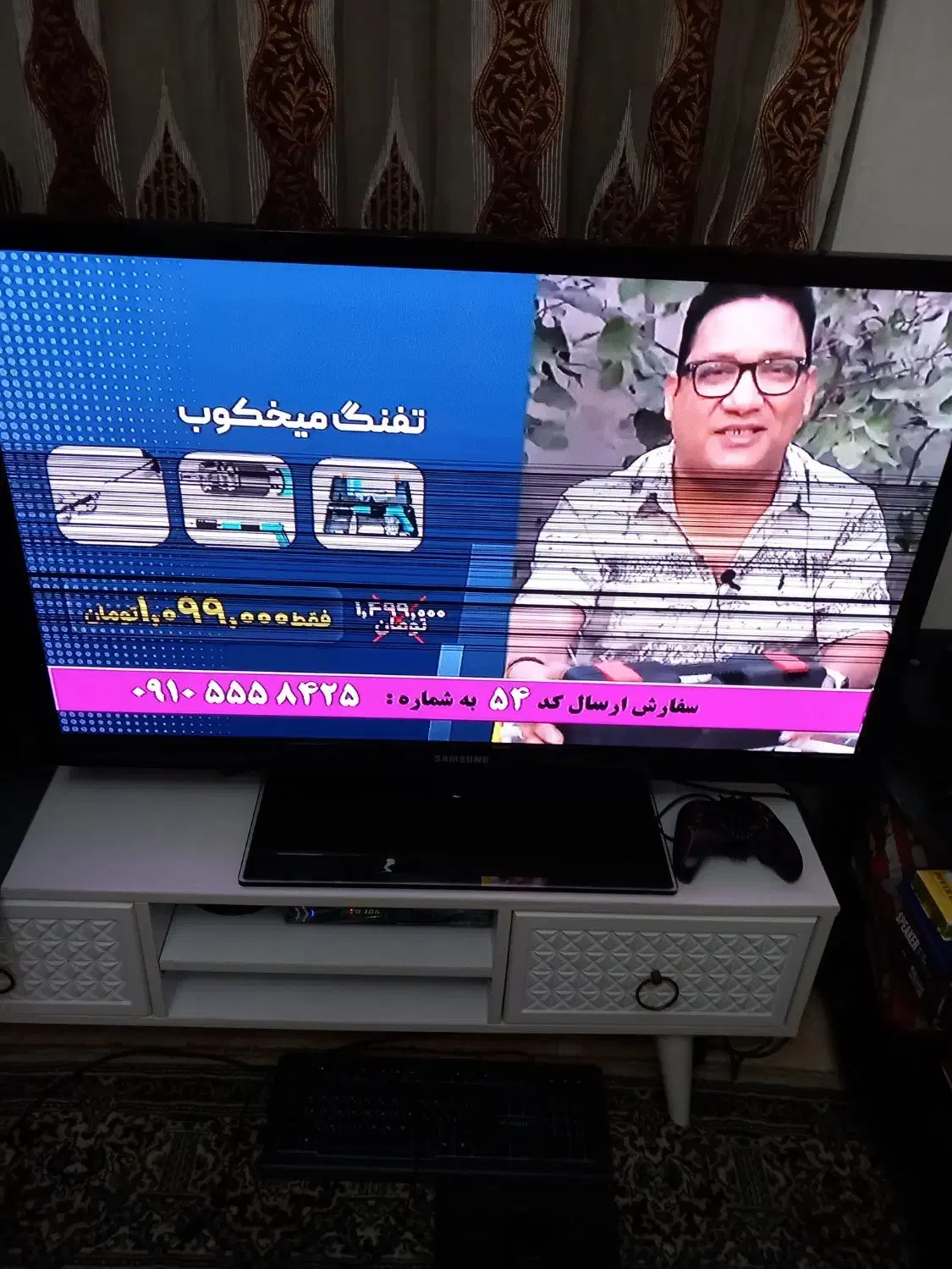 تلویزیون ۴۷ پلاسما سامسونگ در حد نو طبق عکس|تلویزیون و پروژکتور|آمل, |دیوار