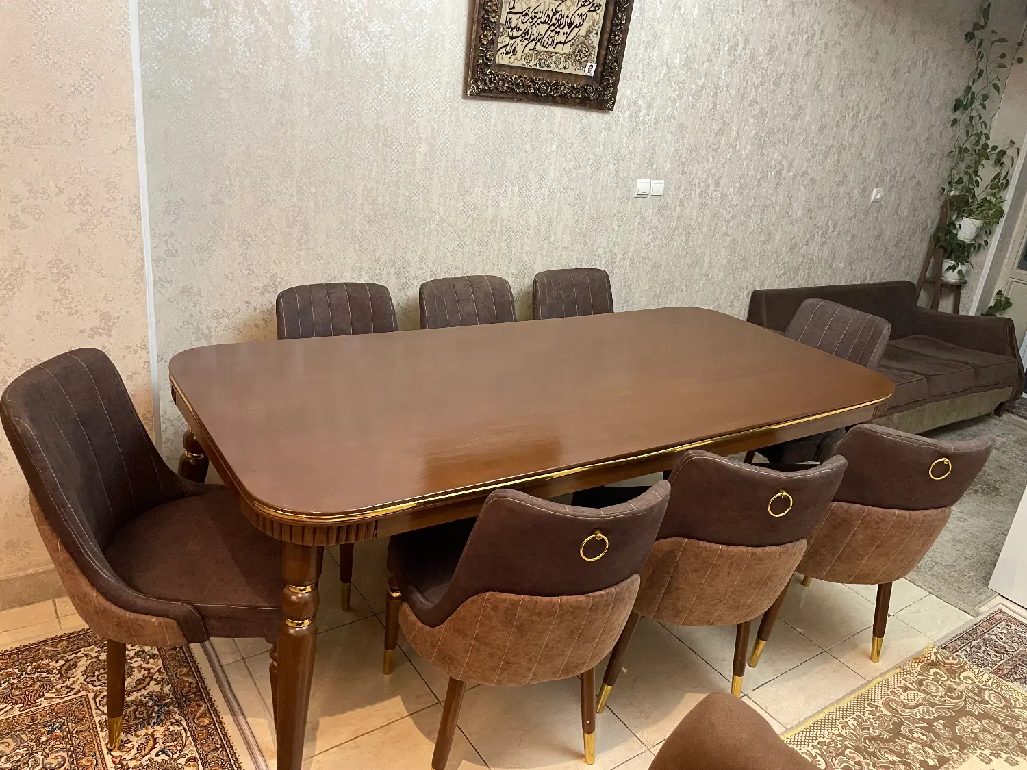 میزناهارخوری ۸ نفره نو مناسب جهیزیه|میز و صندلی غذاخوری|تهران, جنتآباد مرکزی|دیوار