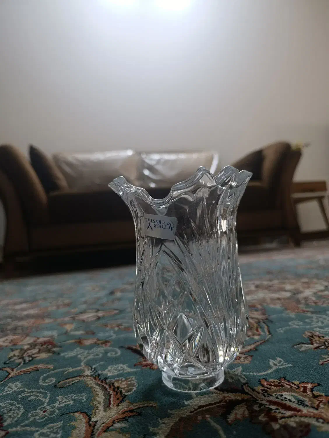 لاله لوستر برنجی طرح خورشیدی|لوستر و چراغ آویز|رباطکریم, رباطکریم|دیوار