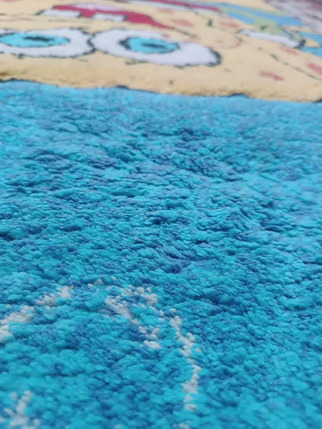 فرش ماشینی کودک باب اسفنجی|فرش|نورآباد ممسنی, |دیوار