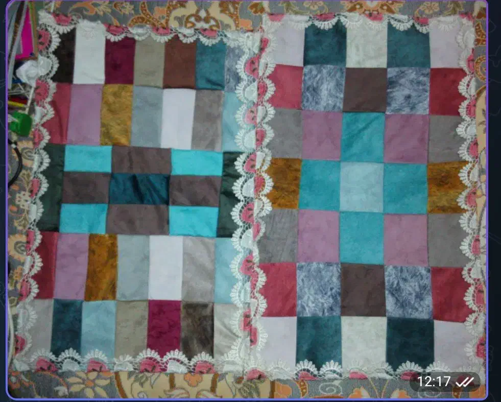 چهل تیکه دوزی|رختخواب، بالش، پتو|قوچان, |دیوار