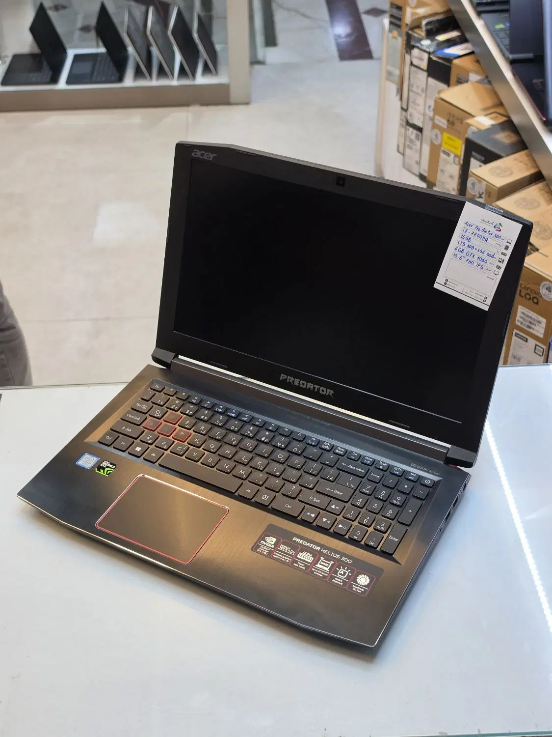 Acer Predator Heliosایسر پریدیتور با ۶ گیگ گرافیک|رایانه همراه|مشهد, ارشاد|دیوار