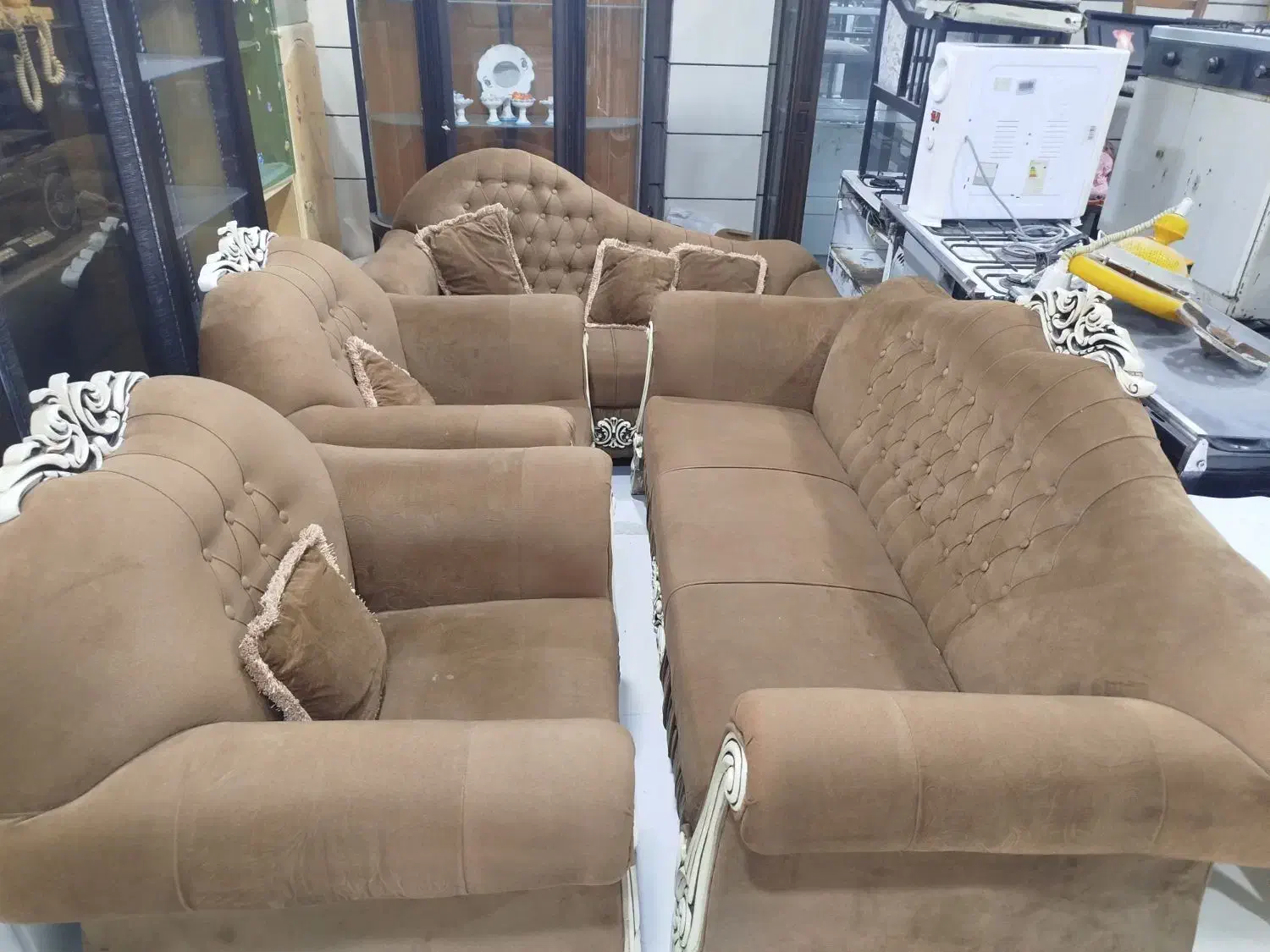 مبل 7نفره تهران جنس خوب|مبلمان خانگی و میز عسلی|جهرم, |دیوار