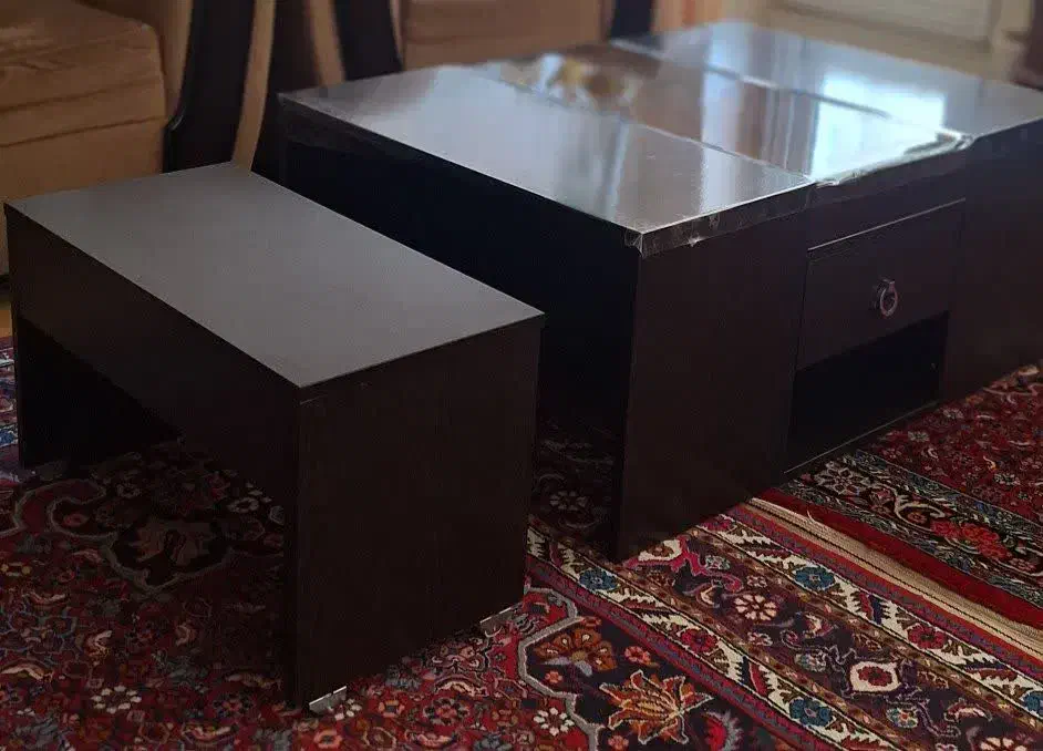 فروش میز mdf زیبا دارای 4 میز|میز تحریر و کامپیوتر|بیجار, |دیوار