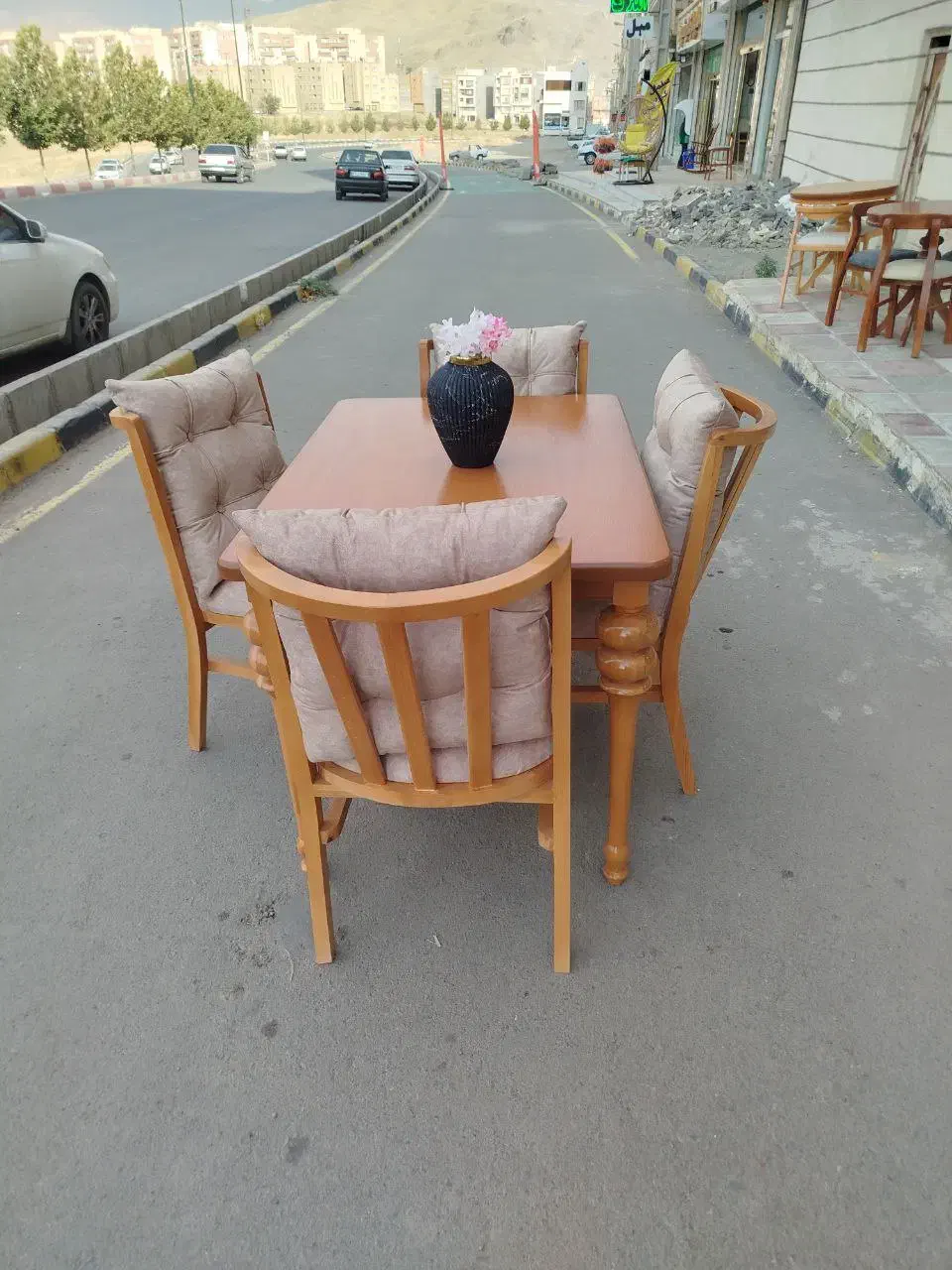 نهارخوری مدل سبدی|میز و صندلی غذاخوری|سنندج, |دیوار