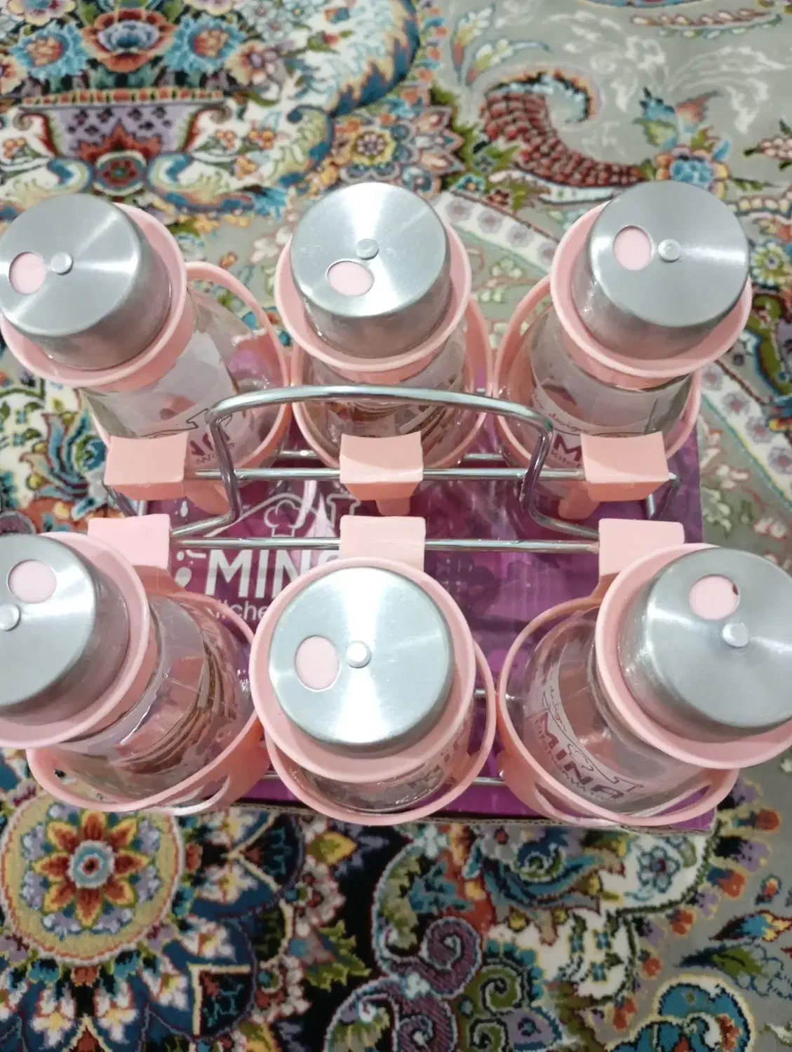 جا ادویه چرخشی|ظروف نگهدارنده، پلاستیکی، یکبارمصرف|خرمدره, |دیوار